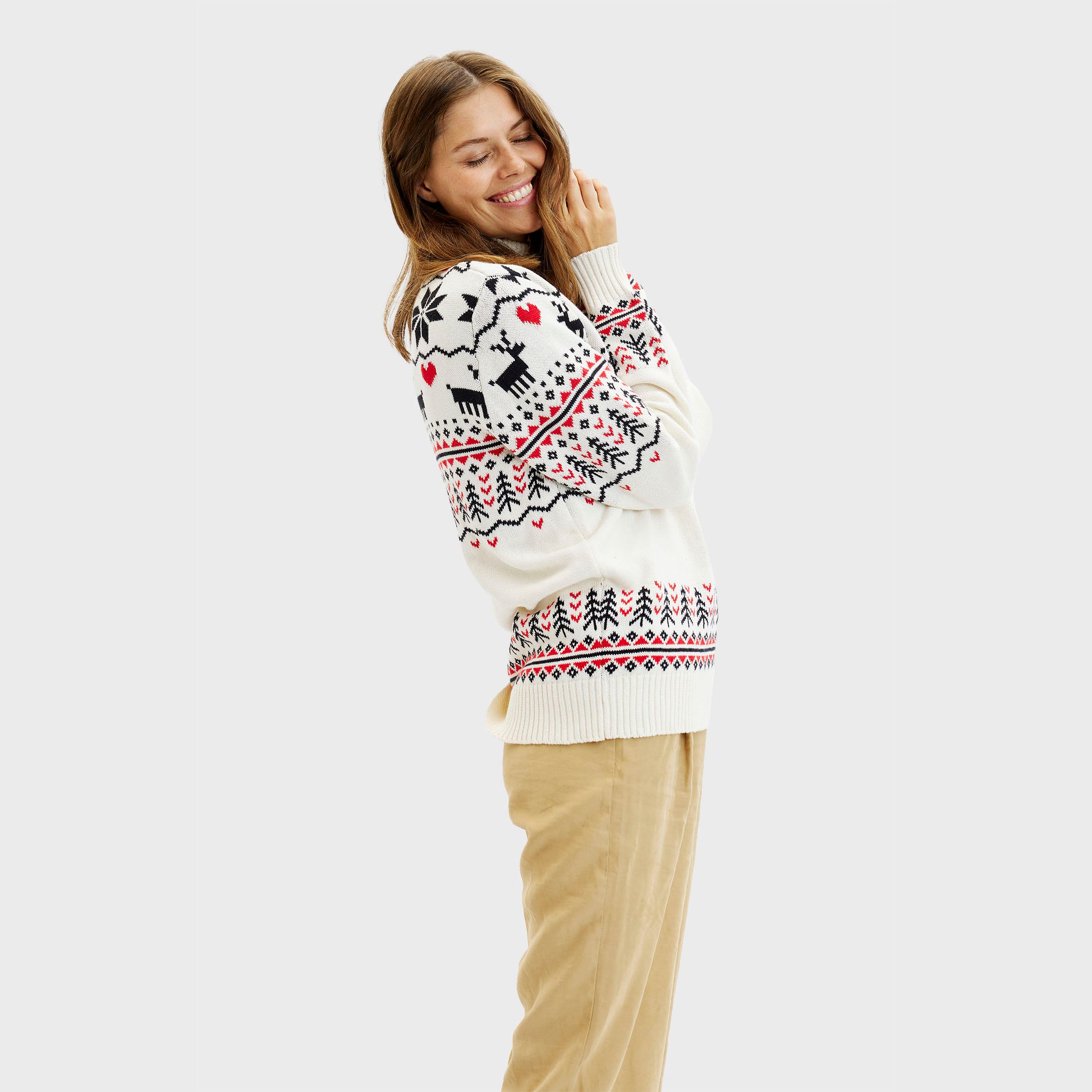 The Greenlandish Christmas Sweater - Dame.